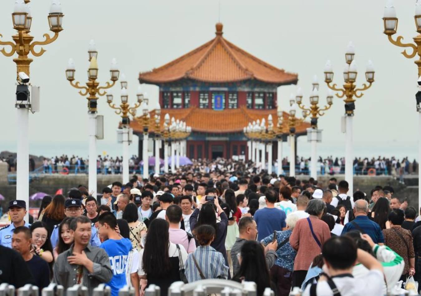 Con récord de viajes, China celebra la Semana dorada. (Foto: Xinhua)
