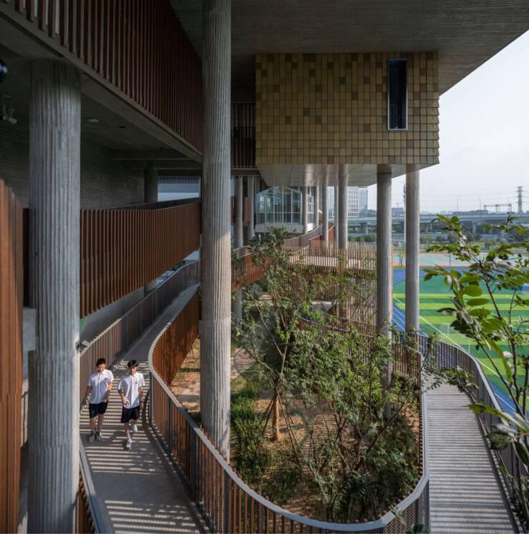 Un instituto de China ganó el premio al mejor edificio del mundo en 2023. (Foto: WAF)