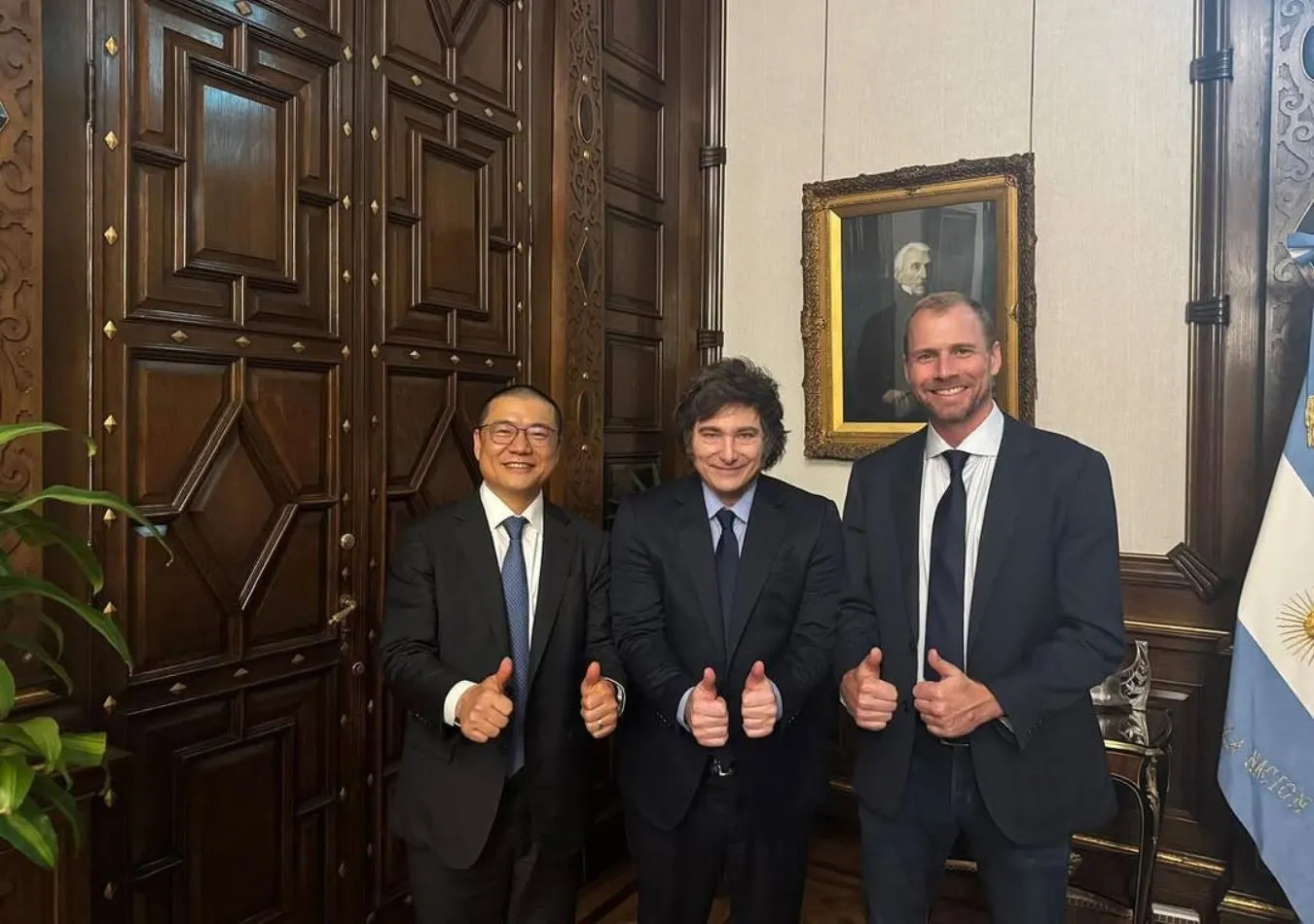 Javier Milei Litio (Foto: Oficina de Presidencia)