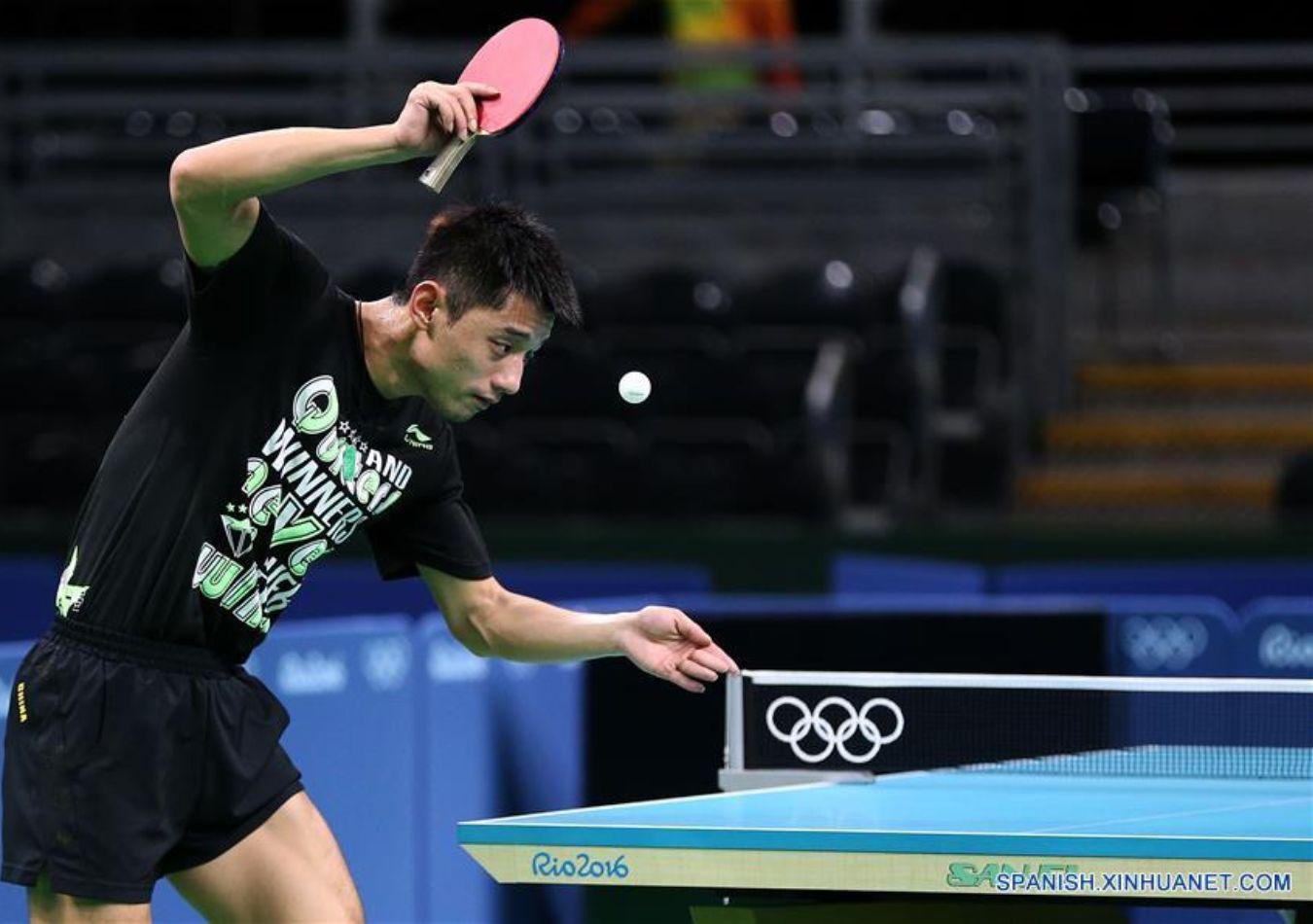 El jugador Zhang Jike, en los Juegos Olímpicos 2016. (Foto: Xinhua)