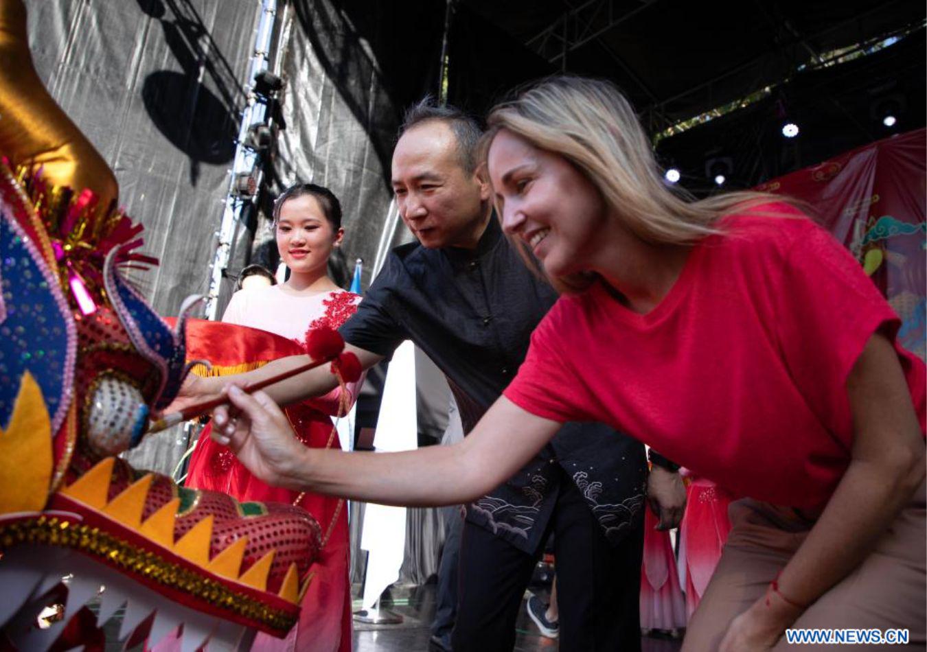 Año Nuevo Chino en Belgrano (Foto: Xinhua) Año Nuevo Chino en Belgrano (Foto: Xinhua)