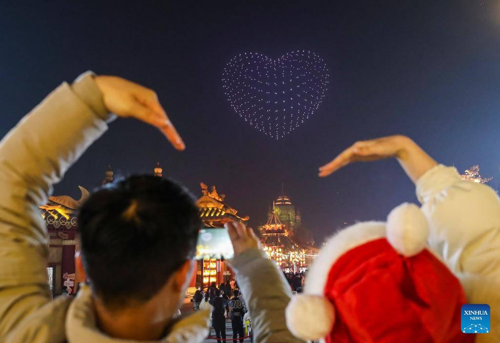 China celebró el Año Nuevo: shows de luces, fuegos artificiales y aumento de turismo interno. (Foto: Xinhua)