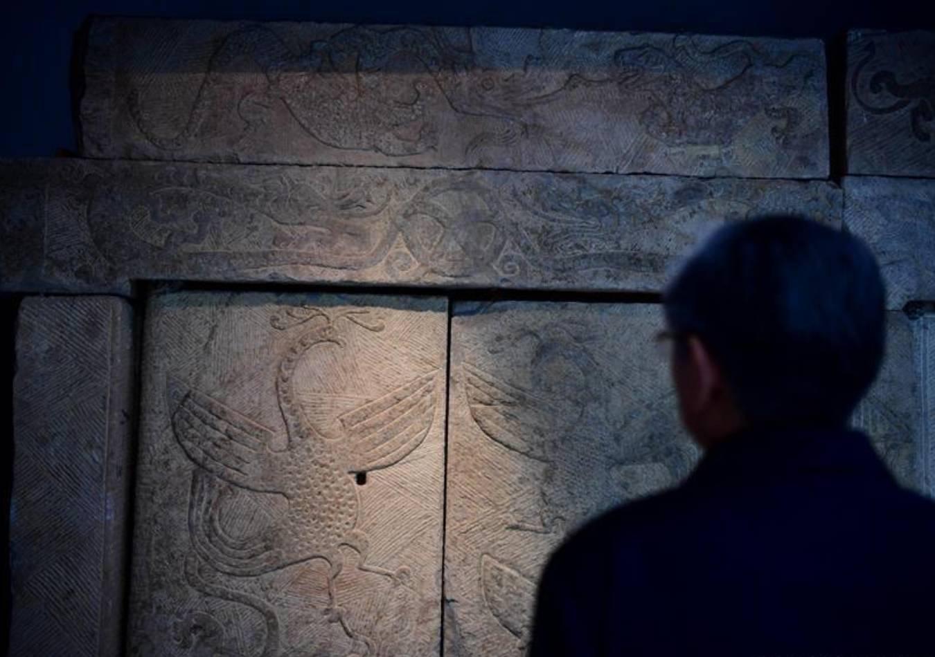 Imagen ILUSTRATIVA sobre la arqueología en China. el Museo de Tallas de Piedra de la Dinastía Han presenta más de 2.000 objetos de talla de piedra desenterrados en mausoleos construidos entre finales del siglo III a.C. y principios del siglo III d.C.
