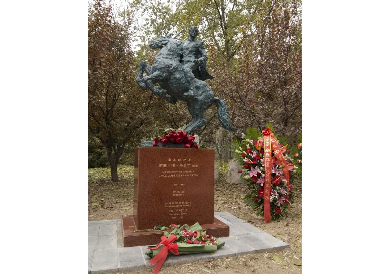 San Martín en China (Foto: C5N)