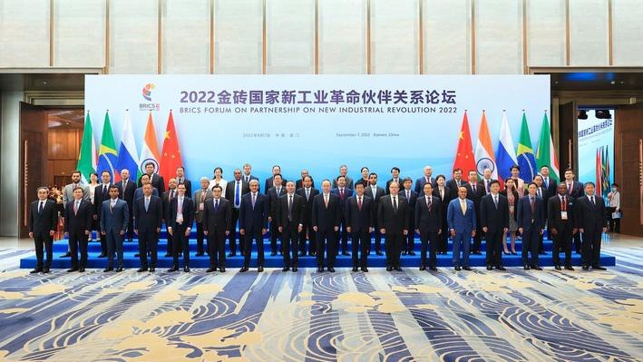 Foto de BRICS en Xiamen. (Foto:Embajada argentina en China)
