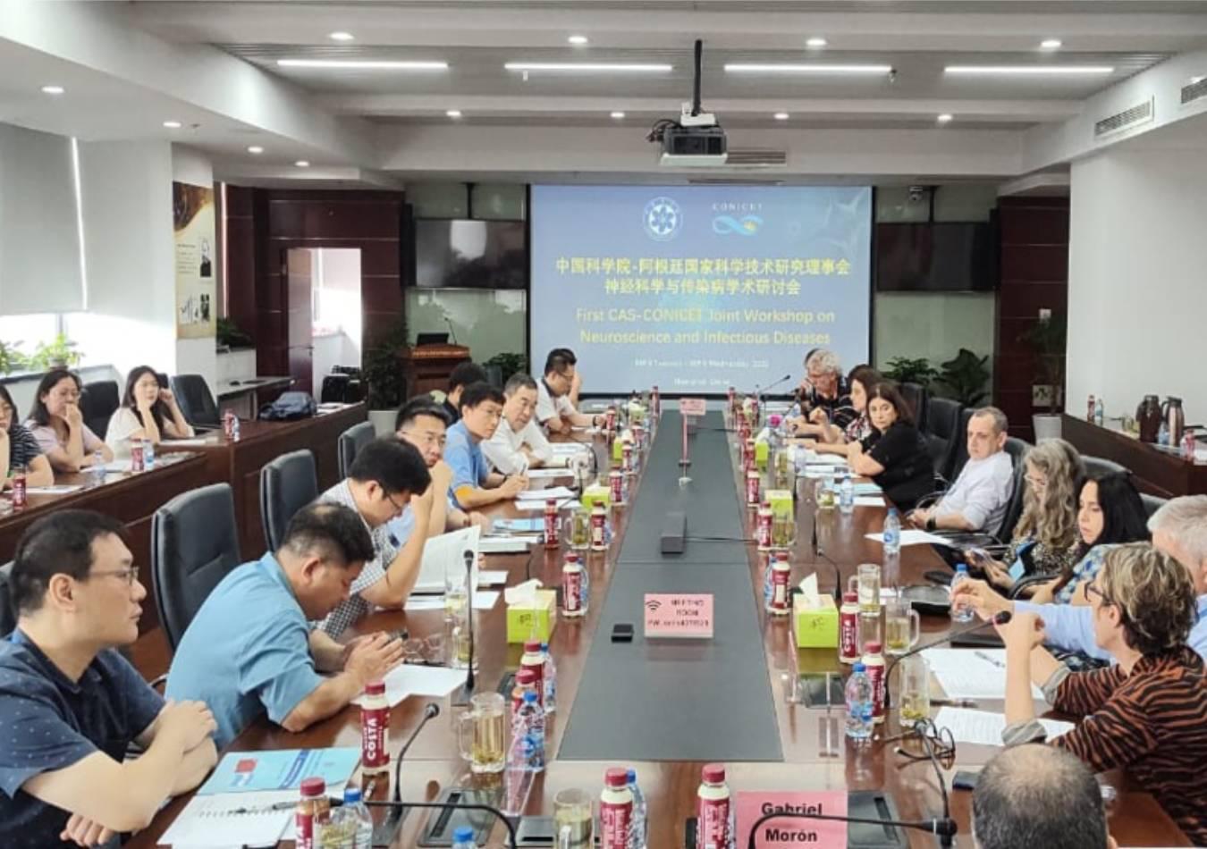 Taller de Biomedicina CAS-CONICET en Shanghái. (Foto: Conicet)