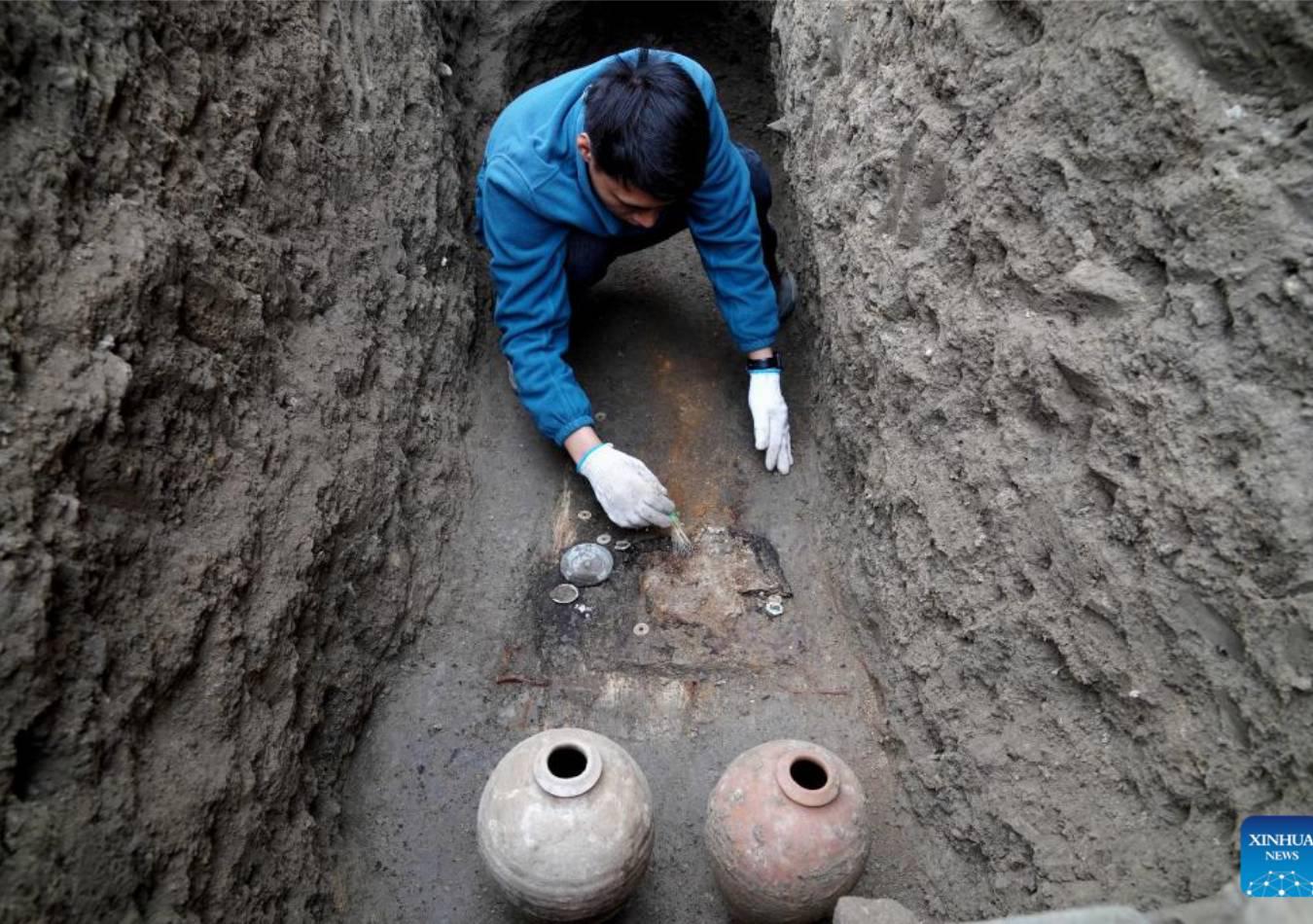 Descubren tumbas antiguas en murallas de antiguas ciudades chinas. (Foto: Xinhua)