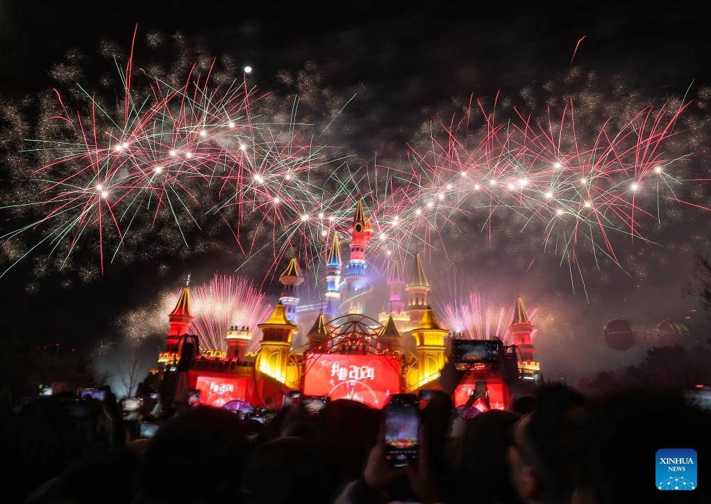 China celebró el Año Nuevo: shows de luces, fuegos artificiales y aumento de turismo interno. (Foto: Xinhua)