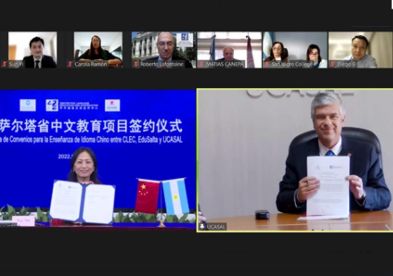 Salta firmó un acuerdo con China para fortalecer la cooperación en educación