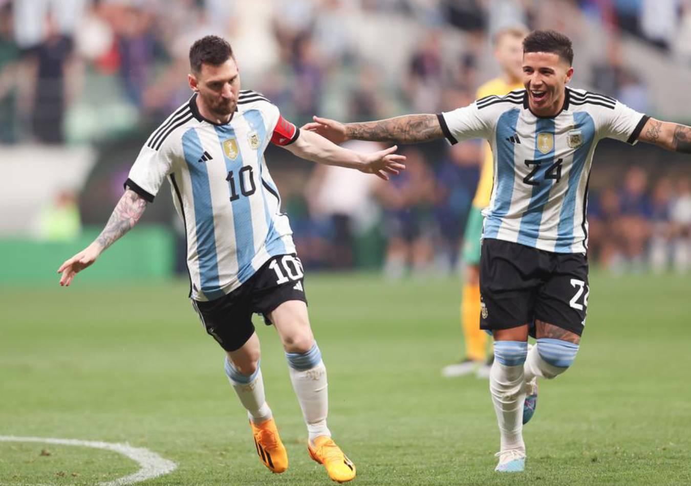 Selección argentina. (Foto: Xinhua)