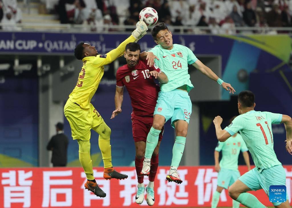 La selección de fútbol de China quedó eliminada de la Copa de Asia. (Foto: Xinhua)