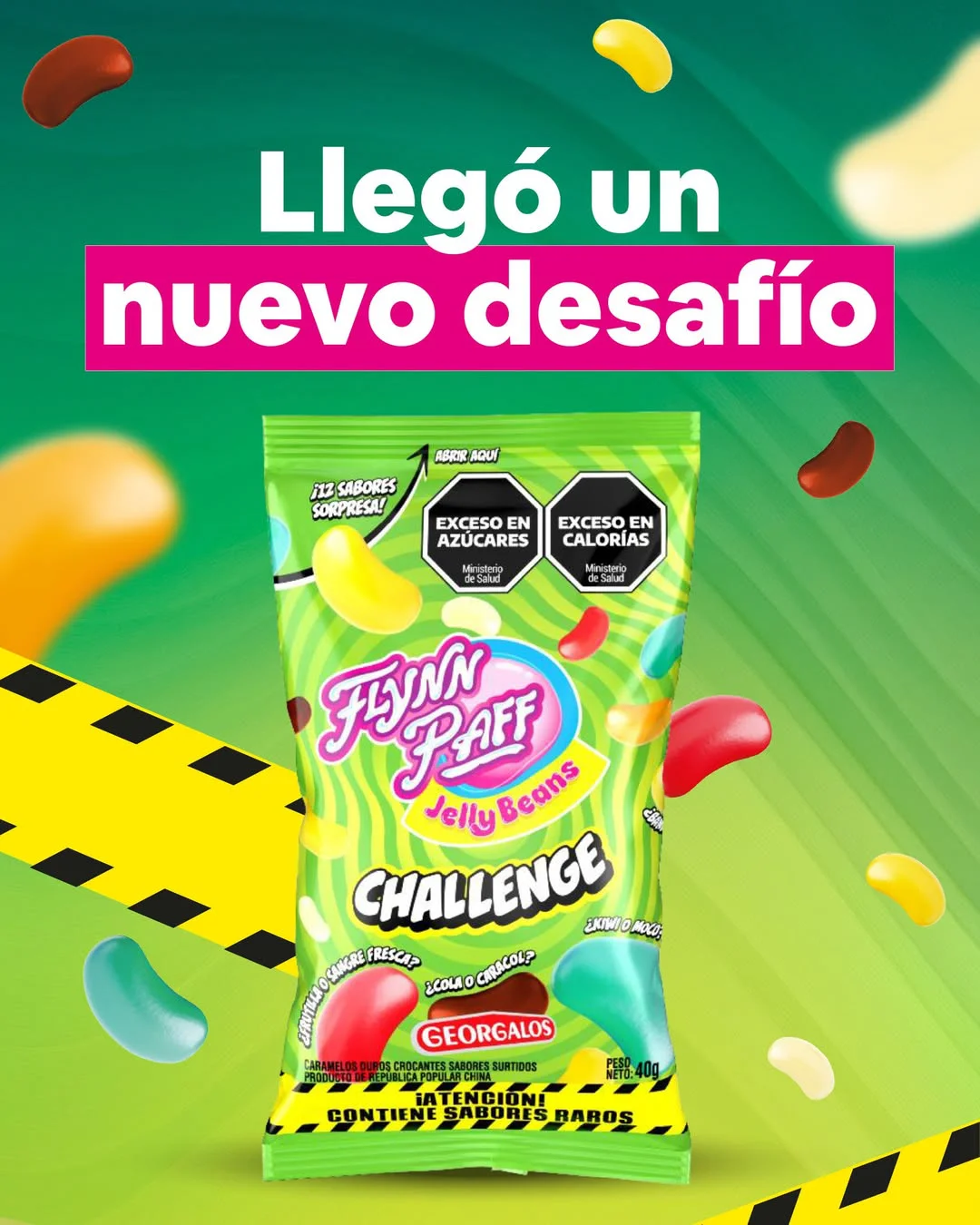 El nuevo Flynn Paff Jelly Beans Challenge está acá y el que toca, toca 🎲.Frutilla o sangre 🍓🩸