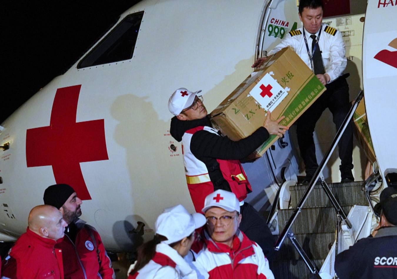 Primer lote de ayuda de emergencia china llega a Siria. (Foto: CGTN)