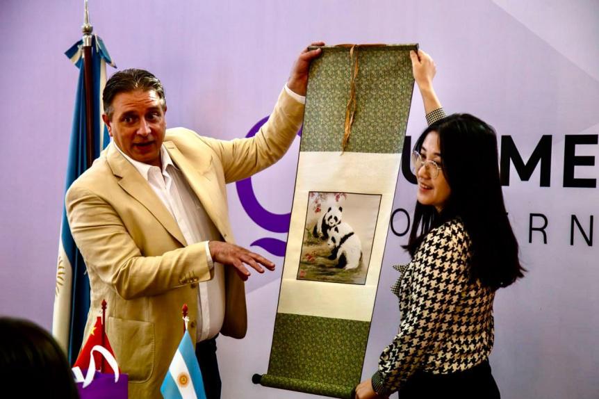 Delegación de Mianyang en Quilmes (Foto: Municipalidad de Quilmes)