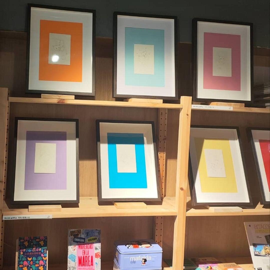 Exposición de argentina - Fernanda Laguna (Foto: Instagram/milgotaslibros)