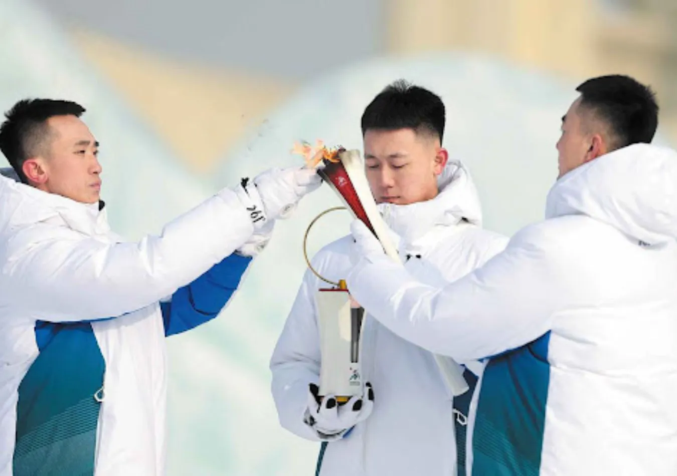 juegos Asiáticos de invierno antorcha 2025 (Foto: Diario del Pueblo)