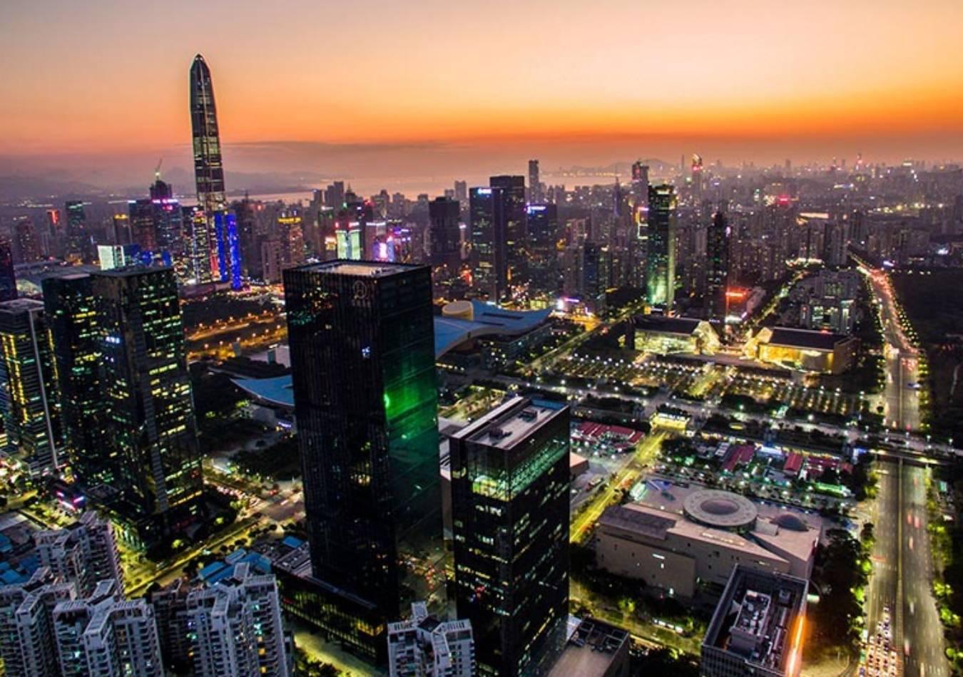 Una vista del centro de Shenzhen, una de las ciudades más modernas de China. (Xinhua/Mao Siqian)